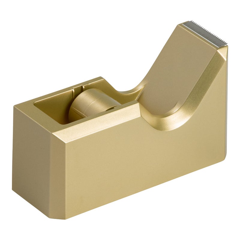 JAM PAPER Colorful Desk Tape Dispensers - Gold - Sold Individually - Image 3